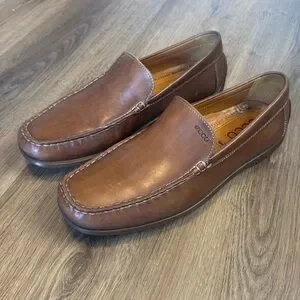 Ecco | Shoes | Ecco Mens Brown Driving Moc Boat Shoes  display picture 3